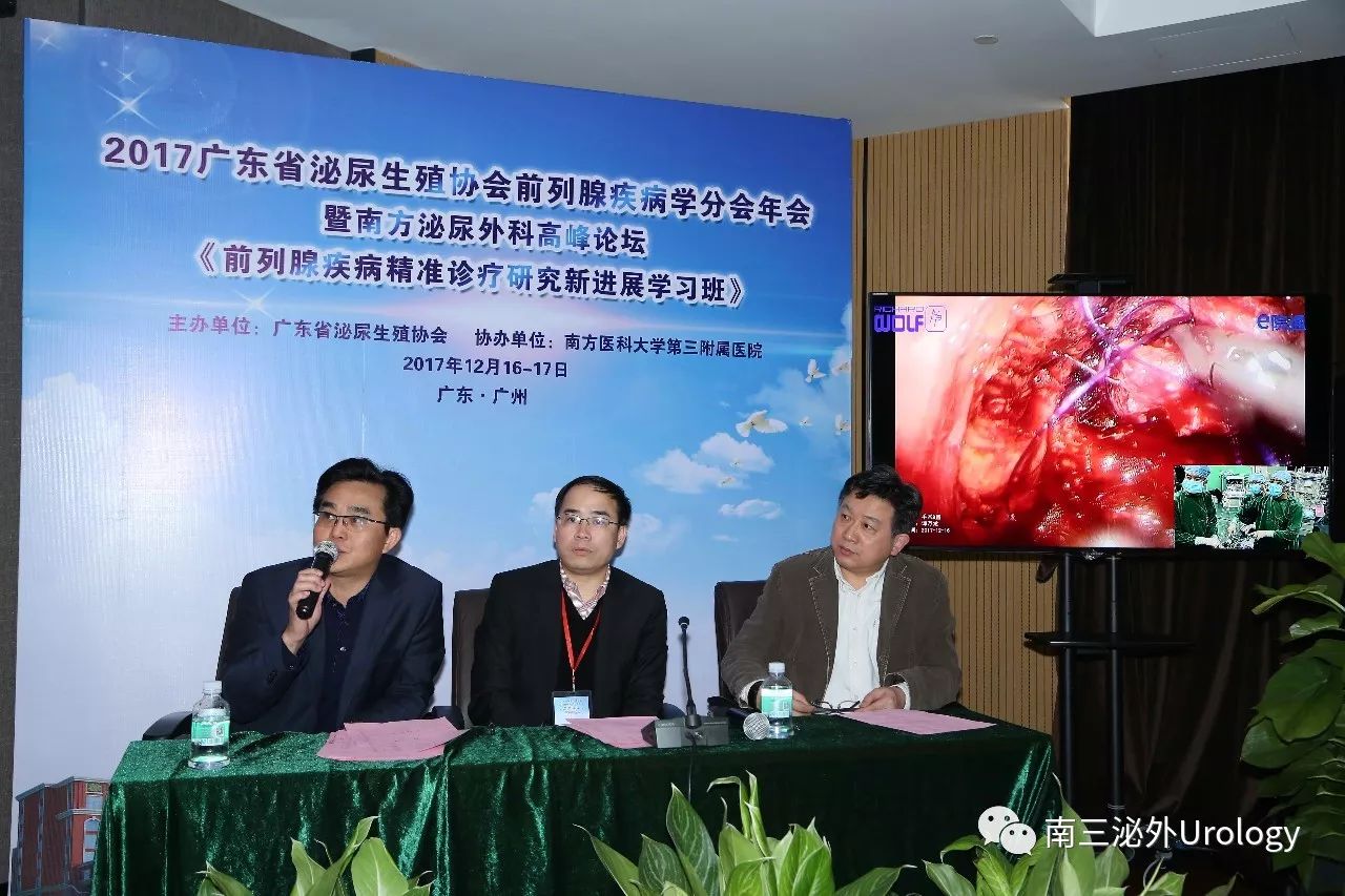 主持专家：中山大学附属第一医院泌尿外科陈俊星教授、南方医科大学深圳医院泌尿外科主任温新桥教授、南方医科大学珠江医院毛向明教授.jpg